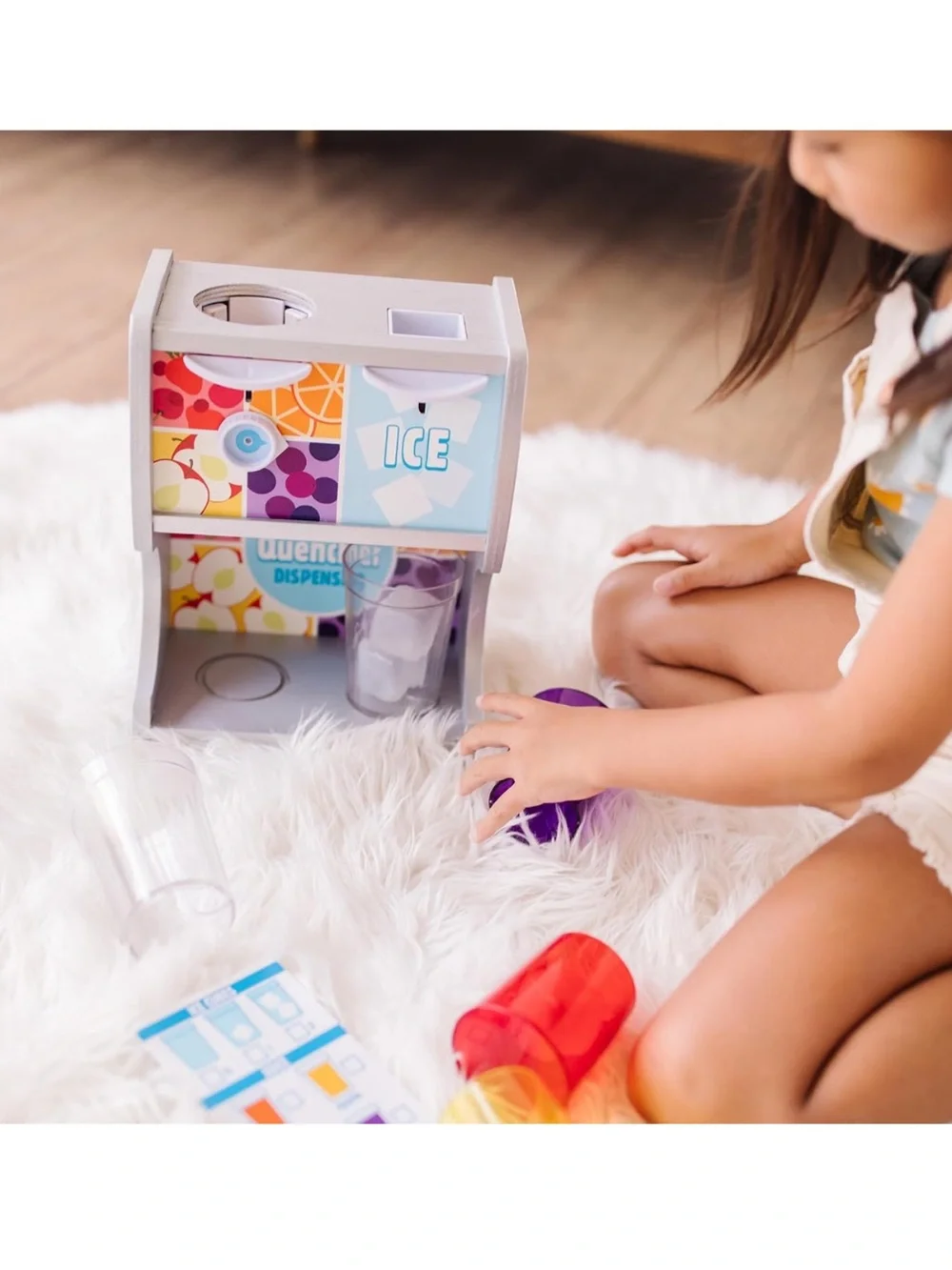 Melissa & Doug Thirst Quencher Drink Dispenser Play Set — Juice Ice Cubes
